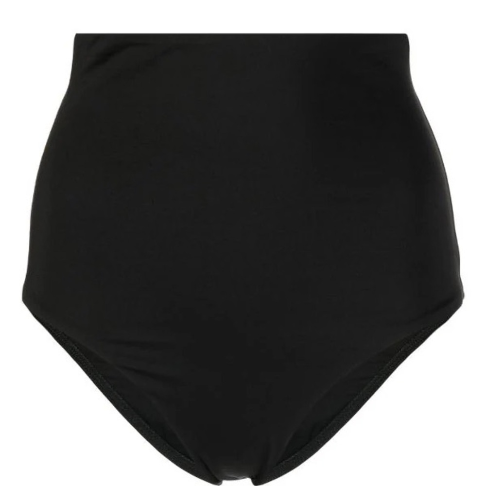 NWT Bondi Born Lani Swim Bikini High Rise Bottom Embodee Fabric Black XS
